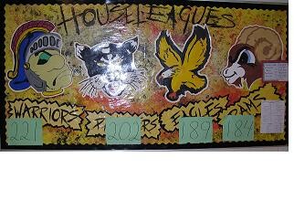 House league painting on a wall